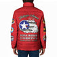 Tuskegee Airmen WWII Heroes Padded Jacket The Great American Aviators Red Art