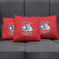 Tuskegee Airmen WWII Heroes Pillow Cover The Great American Aviators Red Art