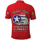 African American Aviators WWII Polo Shirt Tuskegee Red Tails Airmen Red - African Pride