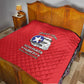 African American Aviators WWII Quilt Tuskegee Red Tails Airmen Red - African Pride