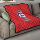 African American Aviators WWII Quilt Tuskegee Red Tails Airmen Red - African Pride