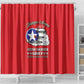 African American Aviators WWII Shower Curtain Tuskegee Red Tails Airmen Red - African Pride