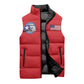 Tuskegee Airmen WWII Heroes Sleeveless Puffer Jacket The Great American Aviators Red Art