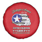 African American Aviators WWII Spare Tire Cover Tuskegee Red Tails Airmen Red - African Pride