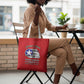 Tuskegee Airmen WWII Heroes Tote Bag The Great American Aviators Red Art