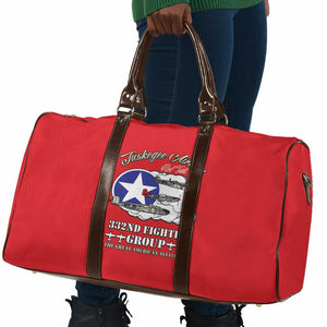 Tuskegee Airmen WWII Heroes Travel Bag The Great American Aviators Red Art