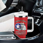 African American Aviators WWII Tumbler With Handle Tuskegee Red Tails Airmen Red - African Pride