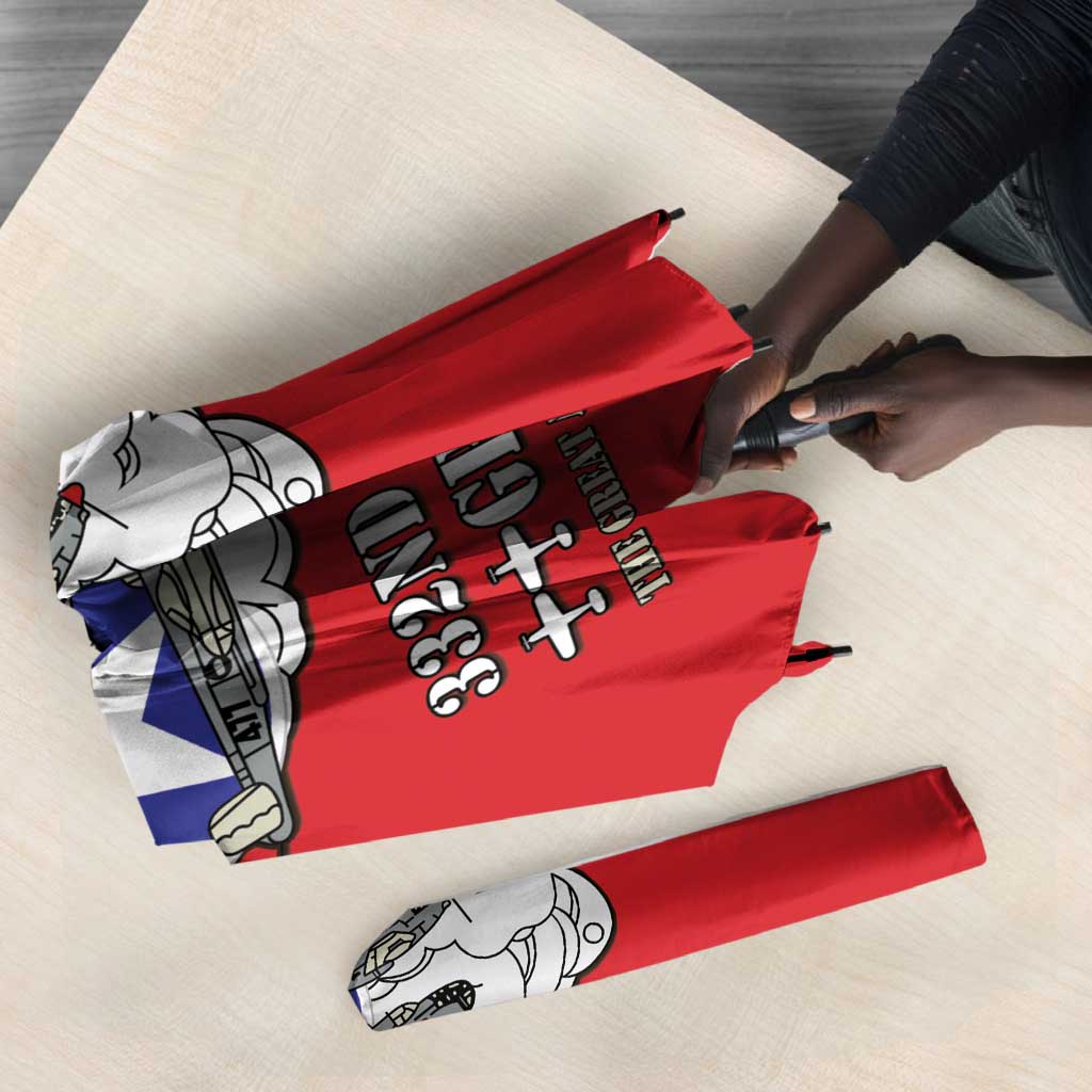 Tuskegee Airmen WWII Heroes Umbrella The Great American Aviators Red Art