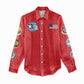 African American Aviators WWII Women Casual Shirt Tuskegee Red Tails Airmen Red - African Pride
