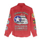 African American Aviators WWII Women Casual Shirt Tuskegee Red Tails Airmen Red - African Pride