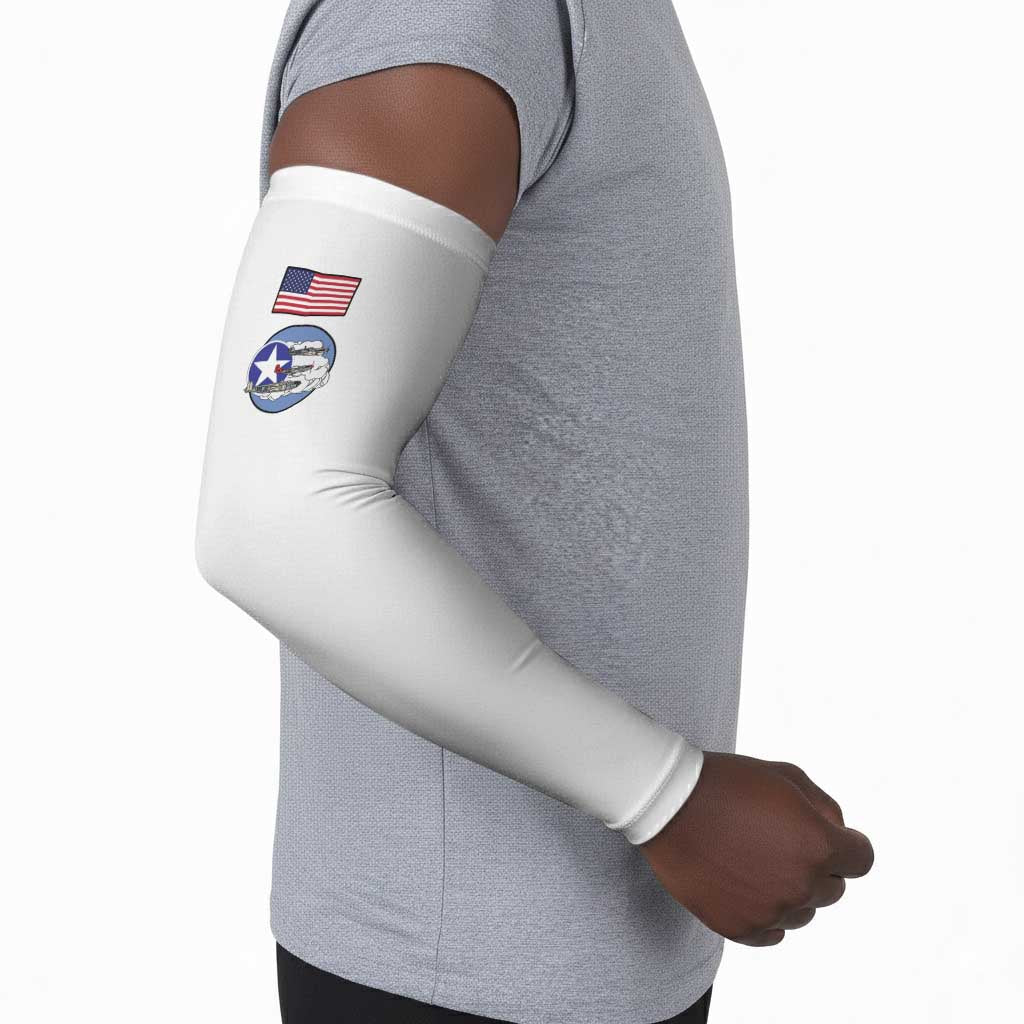 Tuskegee Airmen WWII Heroes Arm Sleeves The Great American Aviators White Art