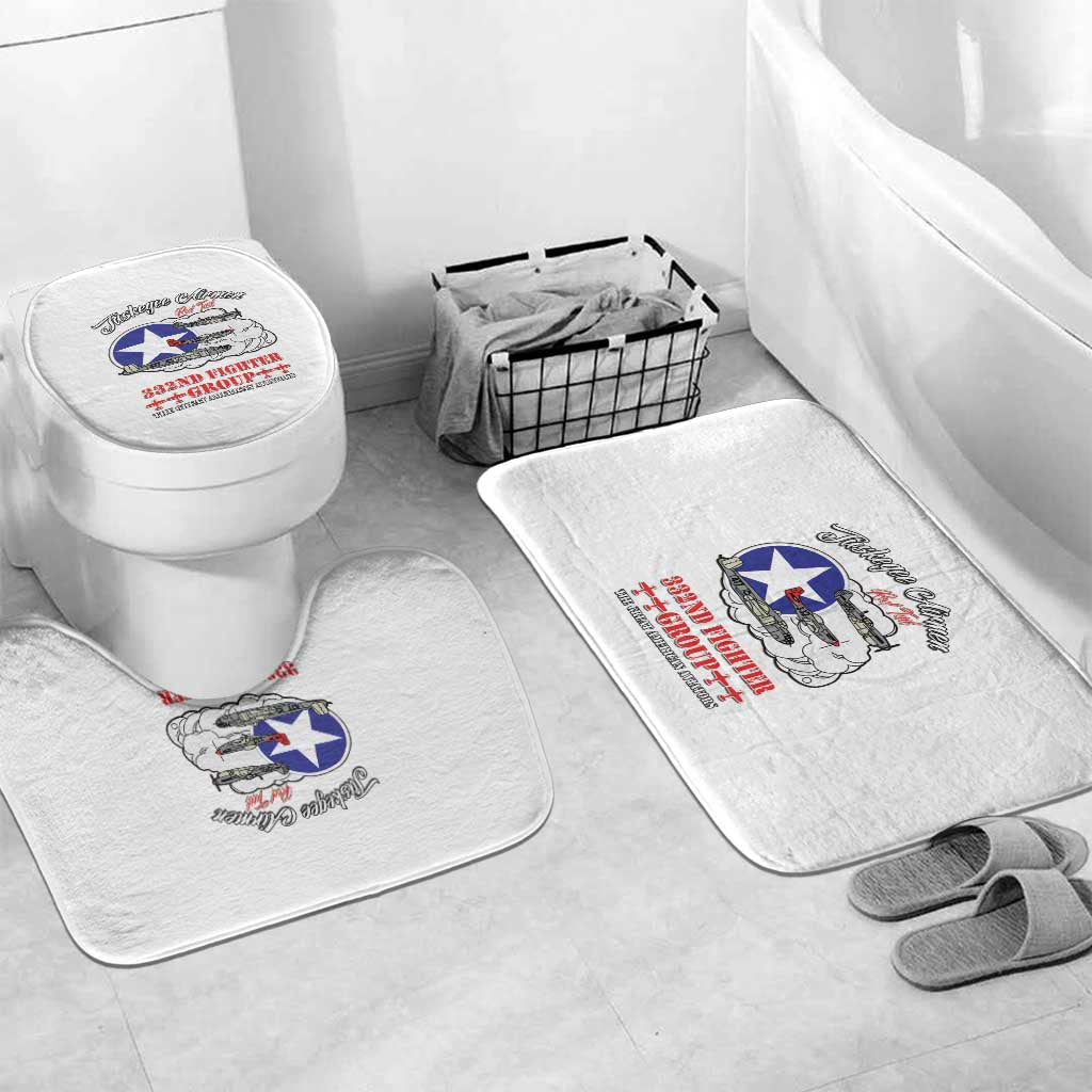 Tuskegee Airmen WWII Heroes Bathroom Set The Great American Aviators White Art