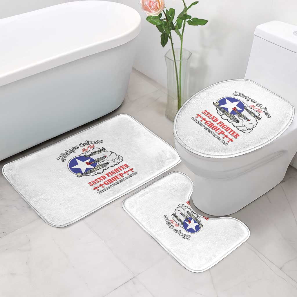 Tuskegee Airmen WWII Heroes Bathroom Set The Great American Aviators White Art