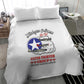 African American Aviators WWII Bedding Set Tuskegee Red Tails Airmen White - African Pride