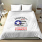 African American Aviators WWII Bedding Set Tuskegee Red Tails Airmen White - African Pride
