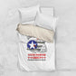 African American Aviators WWII Bedding Set Tuskegee Red Tails Airmen White - African Pride