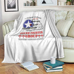 African American Aviators WWII Blanket Tuskegee Red Tails Airmen White - African Pride