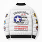 Tuskegee Airmen WWII Heroes Bomber Puffer Jacket The Great American Aviators White Art