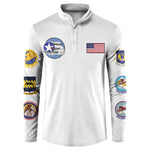 Tuskegee Airmen WWII Heroes Button Sweatshirt The Great American Aviators White Art