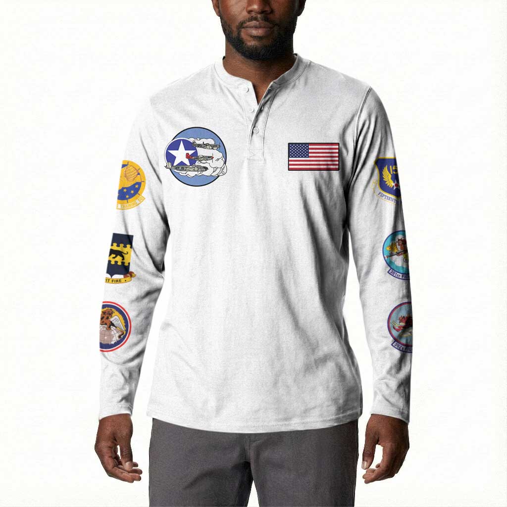 Tuskegee Airmen WWII Heroes Button Sweatshirt The Great American Aviators White Art