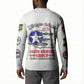 Tuskegee Airmen WWII Heroes Button Sweatshirt The Great American Aviators White Art