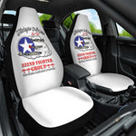 African American Aviators WWII Car Seat Cover Tuskegee Red Tails Airmen White - African Pride
