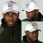 African American Aviators WWII Classic Cap Tuskegee Red Tails Airmen White - African Pride