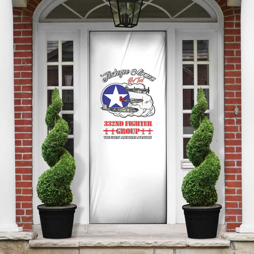 Tuskegee Airmen WWII Heroes Door Cover The Great American Aviators White Art