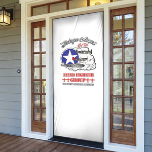 Tuskegee Airmen WWII Heroes Door Cover The Great American Aviators White Art