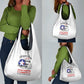 African American Aviators WWII Grocery Bag Tuskegee Red Tails Airmen White - African Pride