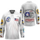 Tuskegee Airmen WWII Heroes Hockey Jersey The Great American Aviators White Art