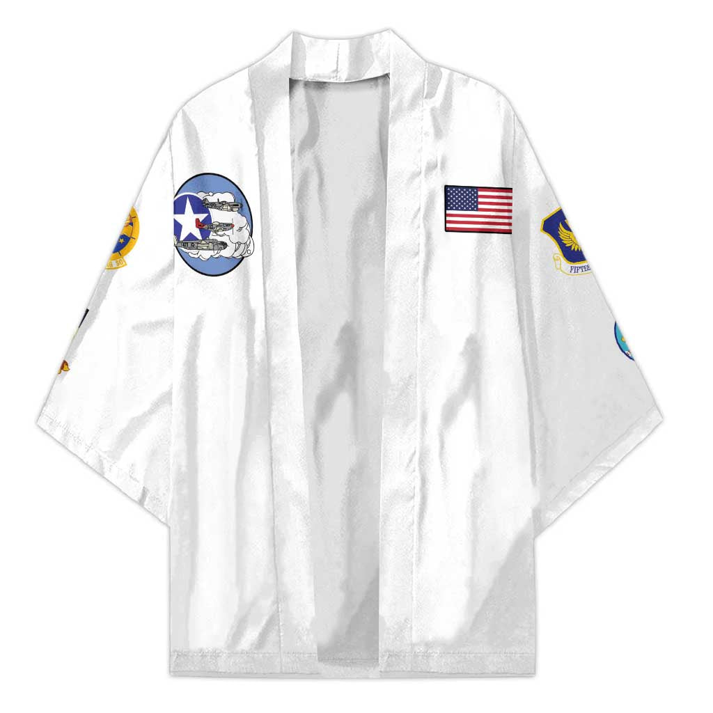 Tuskegee Airmen WWII Heroes Kimono The Great American Aviators White Art