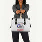 Tuskegee Airmen WWII Heroes Leather Bag The Great American Aviators White Art