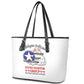 African American Aviators WWII Leather Tote Bag Tuskegee Red Tails Airmen White - African Pride