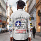 African American Aviators WWII Long Sleeve Button Shirt Tuskegee Red Tails Airmen White - African Pride