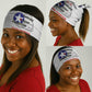 African American Aviators WWII Neck Gaiter Tuskegee Red Tails Airmen White - African Pride