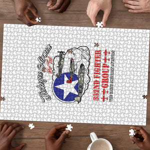 Tuskegee Airmen WWII Heroes Puzzle The Great American Aviators White Art