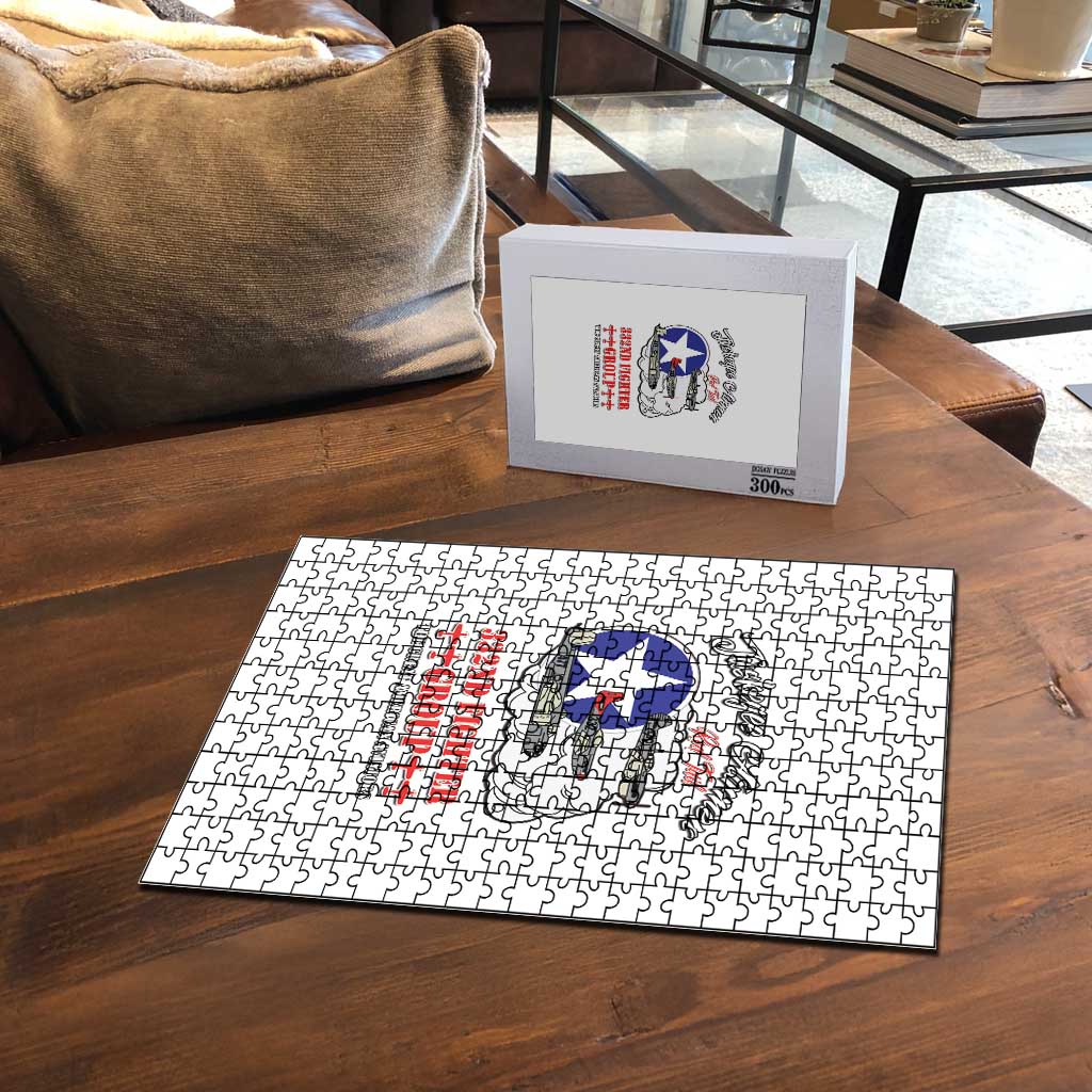 Tuskegee Airmen WWII Heroes Puzzle The Great American Aviators White Art
