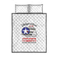 African American Aviators WWII Quilt Bed Set Tuskegee Red Tails Airmen White - African Pride