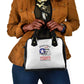 African American Aviators WWII Shoulder Handbag Tuskegee Red Tails Airmen White - African Pride