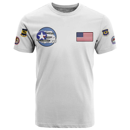 African American Aviators WWII T shirt Tuskegee Red Tails Airmen White - African Pride