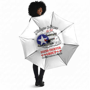 Tuskegee Airmen WWII Heroes Umbrella The Great American Aviators White Art
