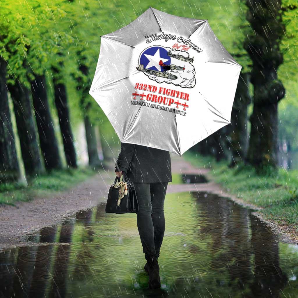 Tuskegee Airmen WWII Heroes Umbrella The Great American Aviators White Art