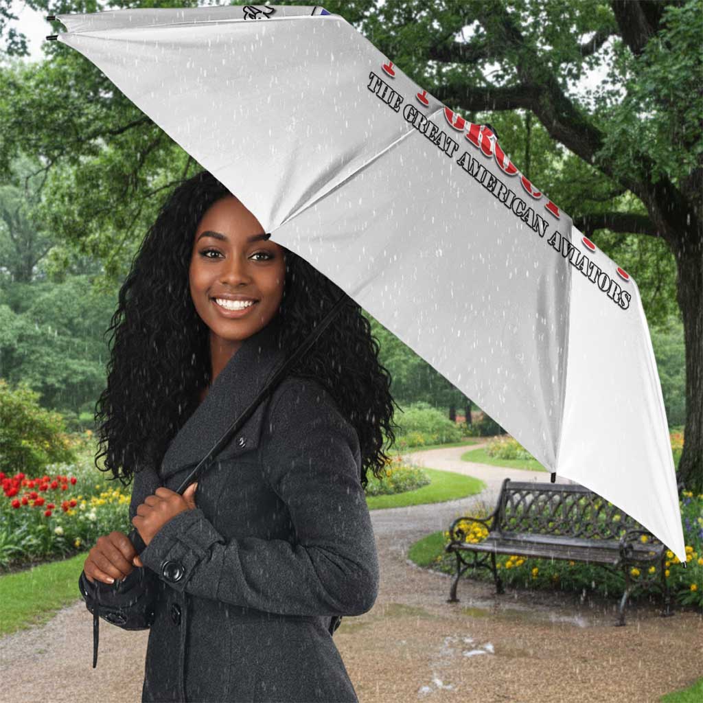 Tuskegee Airmen WWII Heroes Umbrella The Great American Aviators White Art