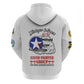 African American Aviators WWII Zip Hoodie Tuskegee Red Tails Airmen White - African Pride
