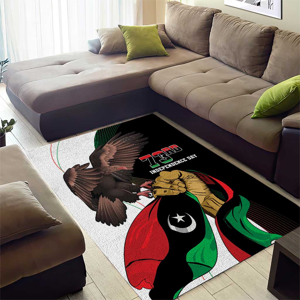 Afro Libya Area Rug Arabian Eagle - Independence Day