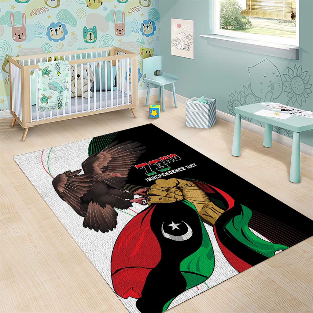Afro Libya Area Rug Arabian Eagle - Independence Day