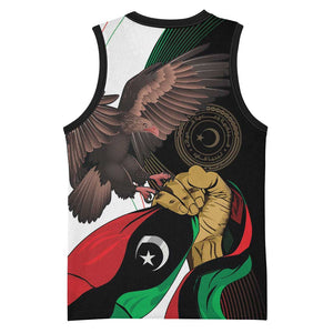 Afro Libya Basketball Jersey Arabian Eagle - Independence Day - African Pride