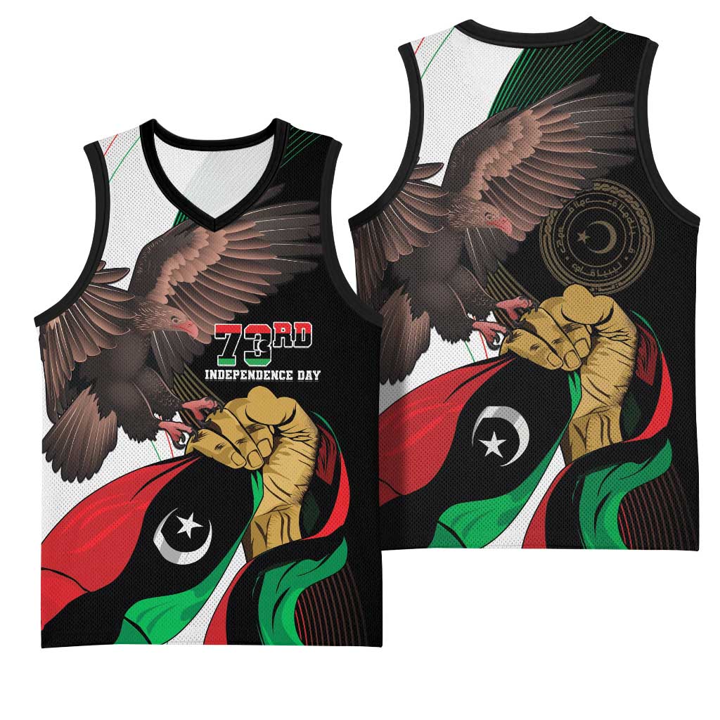 Afro Libya Basketball Jersey Arabian Eagle - Independence Day - African Pride