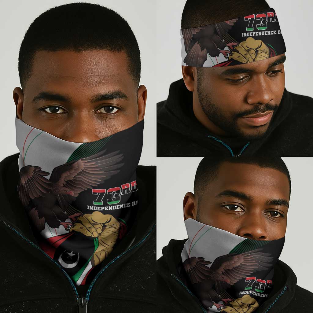 Afro Libya Neck Gaiter Arabian Eagle - Independence Day LT15